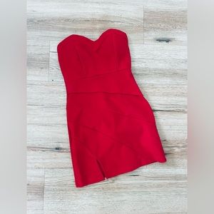 Red dress (comes with strap attachments)